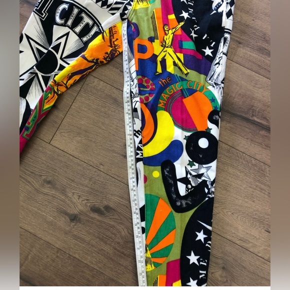 VERSACE COUTURE VINTAGE 1990s JEANS NEW YORK POP ART DESIGN SIZE 30 - Picture 14 of 16